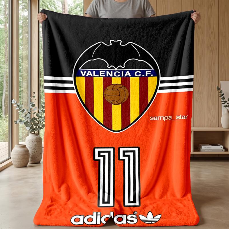 Valencia Theme blanket Soft Flannel Blanket Plush Throw Blanket Cozy Sofa Bed Blanket for Home Decor