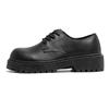 Nouvelles petites chaussures en cuir Derby chaussures basses à semelles épaisses chaussures compensées muffin antidérapantes