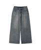 Ledeoli Low-Rise Wide Denim Pants [Light Blue]