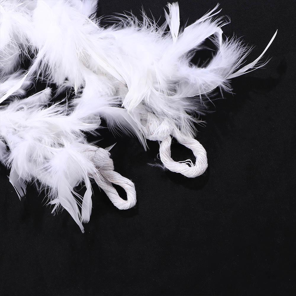 Fluffy Christmas Tree Christmas Decoration Ribbon Garland White Feather Boa Dress Up Costume