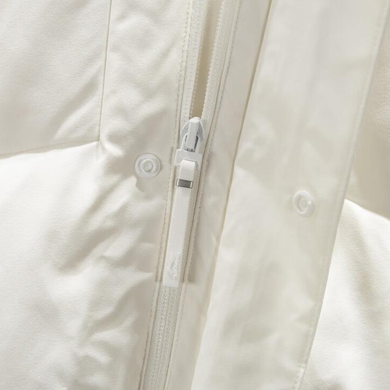 Li-Ning Winter Thick Hooded Down Jacket Women outerwear White AMYV516-1