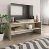 VidaXL TV Stand Sonoma Oak 100 X 40 X 40 Cm Particleboard