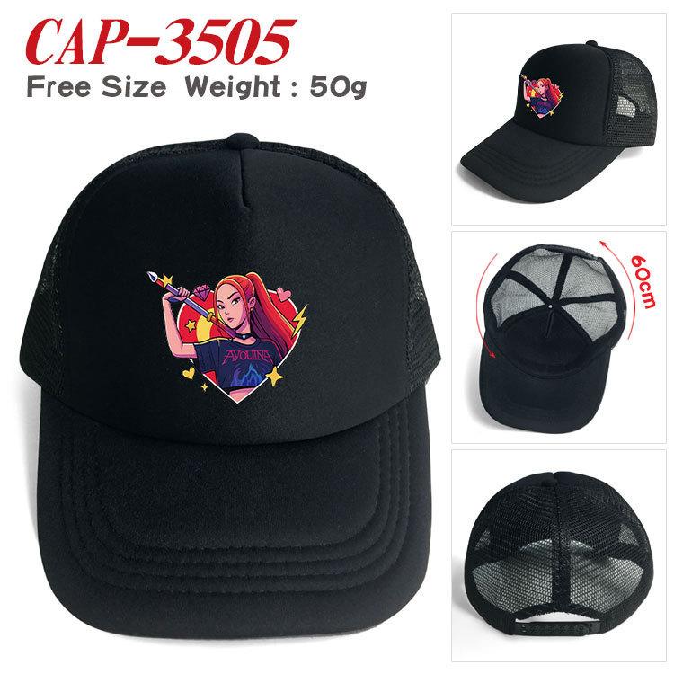 Kids Boys Girls Cartoon Anime Demon Hunters Derpy Printed Casual Hats Peaked Baseball Caps