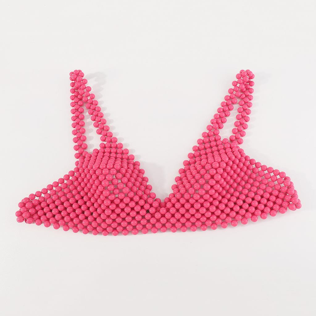 Exaggerated Sexy Suspender Jewelry Fashion Retro Creative Beaded Novel Personality Chest Jewelry Body Chain