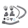 Kitchen Sink Double Hose Drain Kit Quick Draining Expandable Multiple Deodorants Universal Drain Kit For Kitchen Sink