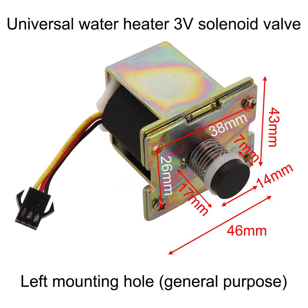 Water Heater DC3V Solenoid Valve Reliable Connection Long Lasting Performance