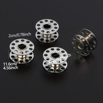1 Conjunto de Máquina de Costura Doméstica Bobina de Linha Inferior Conjunto de Acessórios de Costura Bobinas de Plástico Transparente com Caixa de Armazenamento para Brother Janome