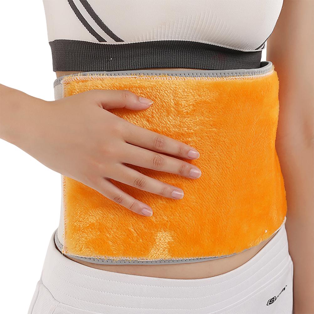 Winter Thicken Plush Waist Belt Thermal Warmer Lumbar Support Belt Abdominal Protector Body Wrap Band Back Brace Kidney Binder