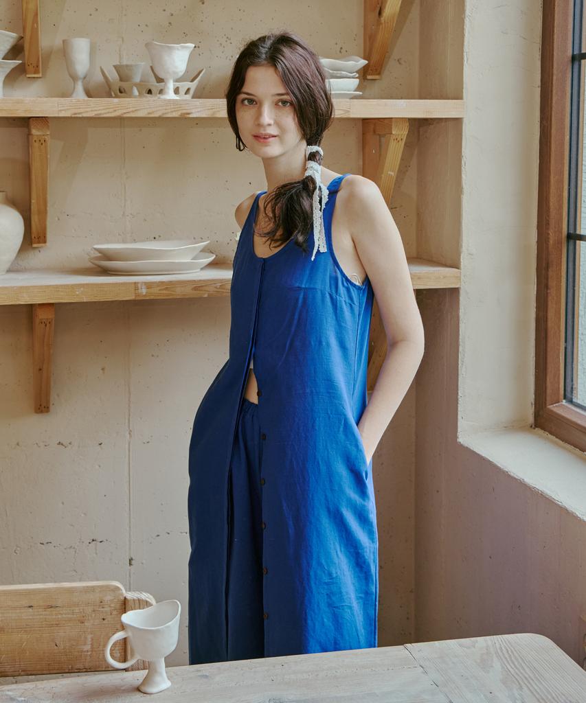 Ondeumismieo Zulu Dress - Snorkel Blue