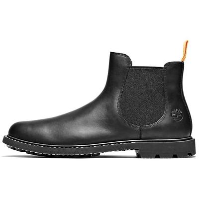 Belanger Ek+ Short Durable Chelsea Boots Men Boots Black A2FMQ015