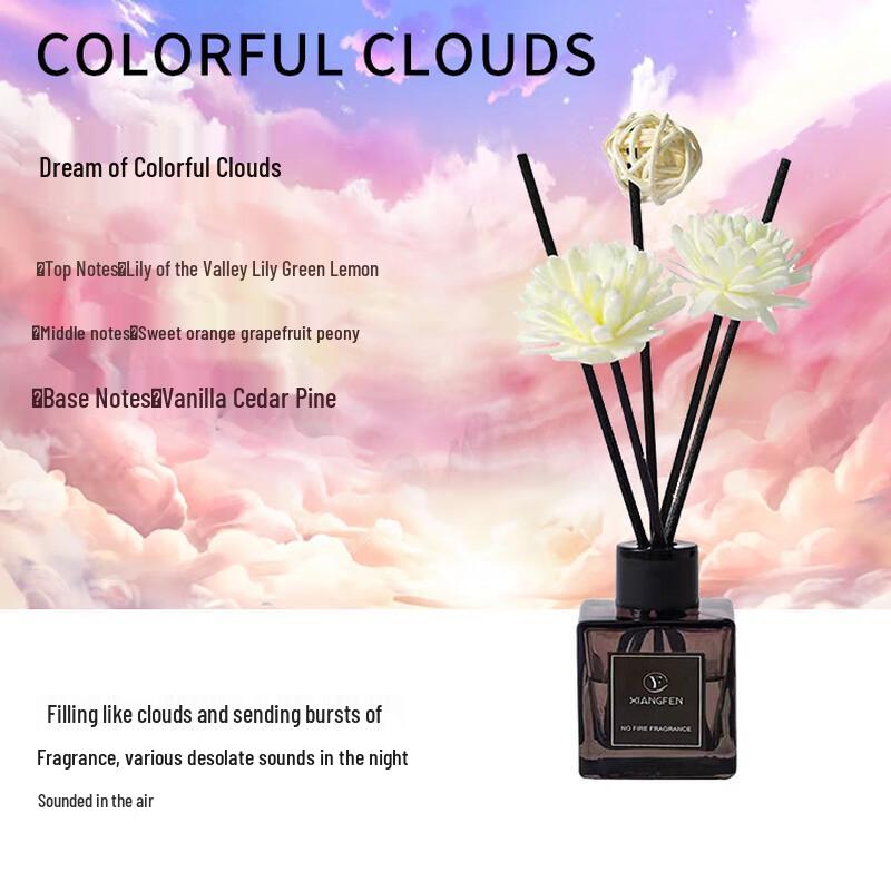 Miao Yijia Sola Flower Square Bottle Reed Diffuser