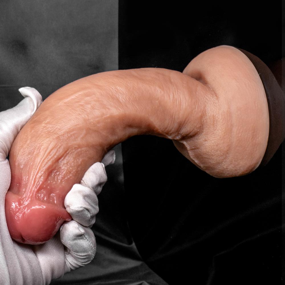 Double Liquid Silicone Artificial Penis Makeup Female Masturbator Thick Long Vacation Penis Adult Sexual Supplies