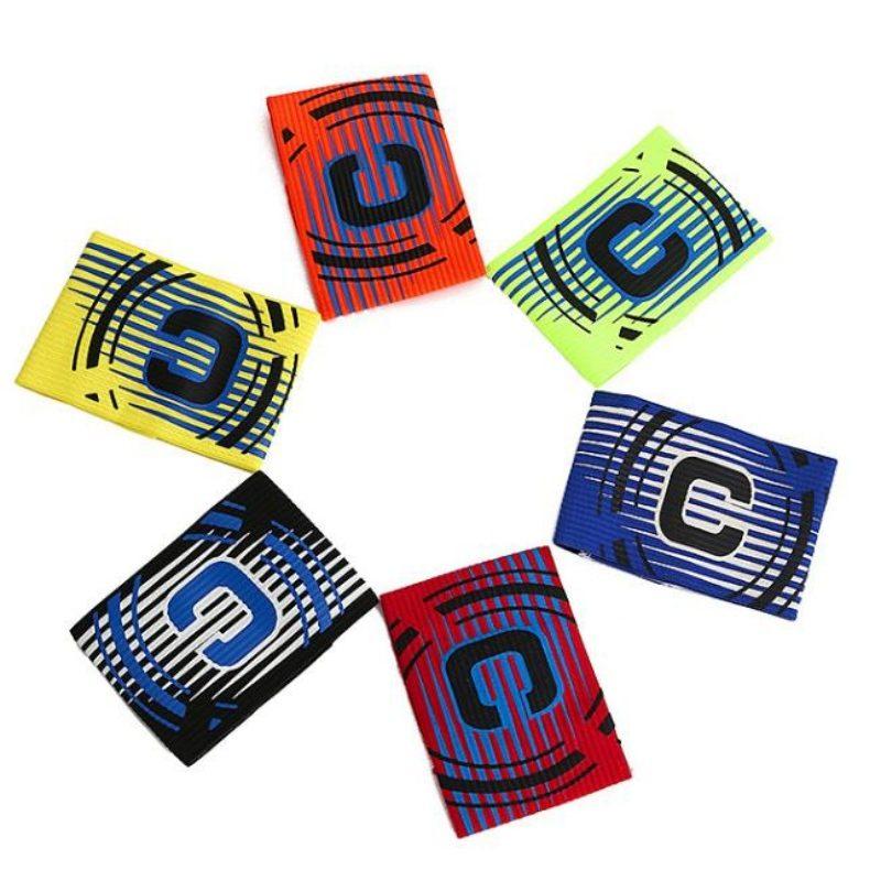 Soccer Captain Armband Elastic Velcro Football Arm Band for Kids Adults