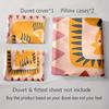 Abstract animal design. Bedding Duvet cover sets Duvet covers Pillowcases gifts (1 * Duvet Cover 2 * Pillowcases, without duvet insert)