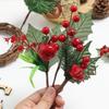 3/5Pcs Christmas Decoration Artificial Berry Bouquet Pine for Home Decor Crafts Garland Navidad New Year 2026 Garland Accessory