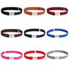 1pcs Kids Elastic Belts Boy Girl Adjustable Elastic Canvas Waistband Stretch Waist Belt With Buckle Student Belt Neutral Belts