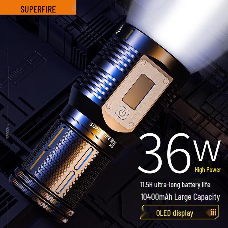 SupFire M5 LED Rechargeable Flashlight
