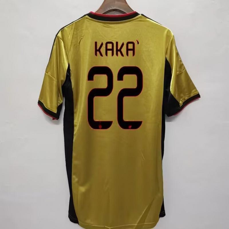 0607 AC Milán Milánský dres Kaka 95-20 Ronaldinho a retro fotbalový dres