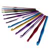 14Pcs/set Metal Hook Knitting Kit Needles Yarn Stitches Craft Case Crochet