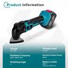 20000PM 6 Level Electric Decoration Trimmer Cordless Multifunction Oscillating Tool Vibration Woodworking Tool