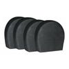 4 Piezas Cubierta de Neumático Impermeable Resistente a la Abrasión Negro Protector de Rueda de Neumático de Coche para RV
