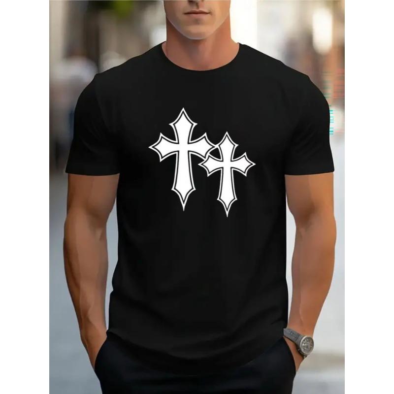 European Size Mens TShirt Comfortable Crew Neck Casual Cotton ShortSleeves Soft Breathable Top Menswear Tshirt Summer Spring Streetwear Cotton Fabric