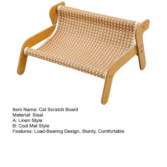 Cat Scratcher Couch Load-bearing Cat Scratching Sofa Lounger Sisal Cat Chair for Healthy Scratching And Resting