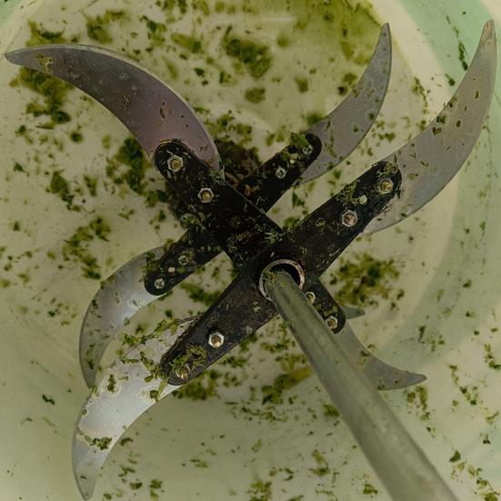 Lama tocător de iarbă pentru fermă de uz casnic, diametru reglabil, lamă de înlocuire ascuțită din oțel inoxidabil pentru tocarea ierbii de legume pentru furaje animale