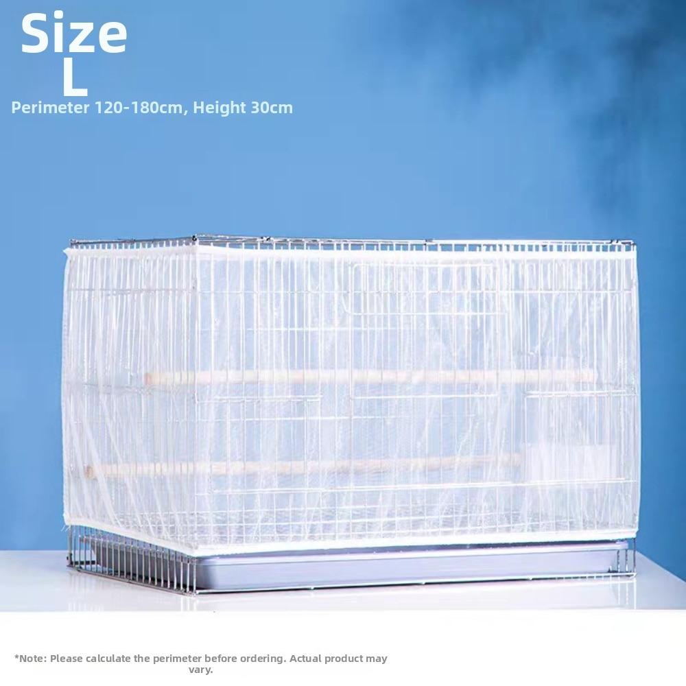 5pcs Elastic Bird Cage Cover Universal Anti Splash Guard New Carrot Cage Mesh Net  Pet Protection