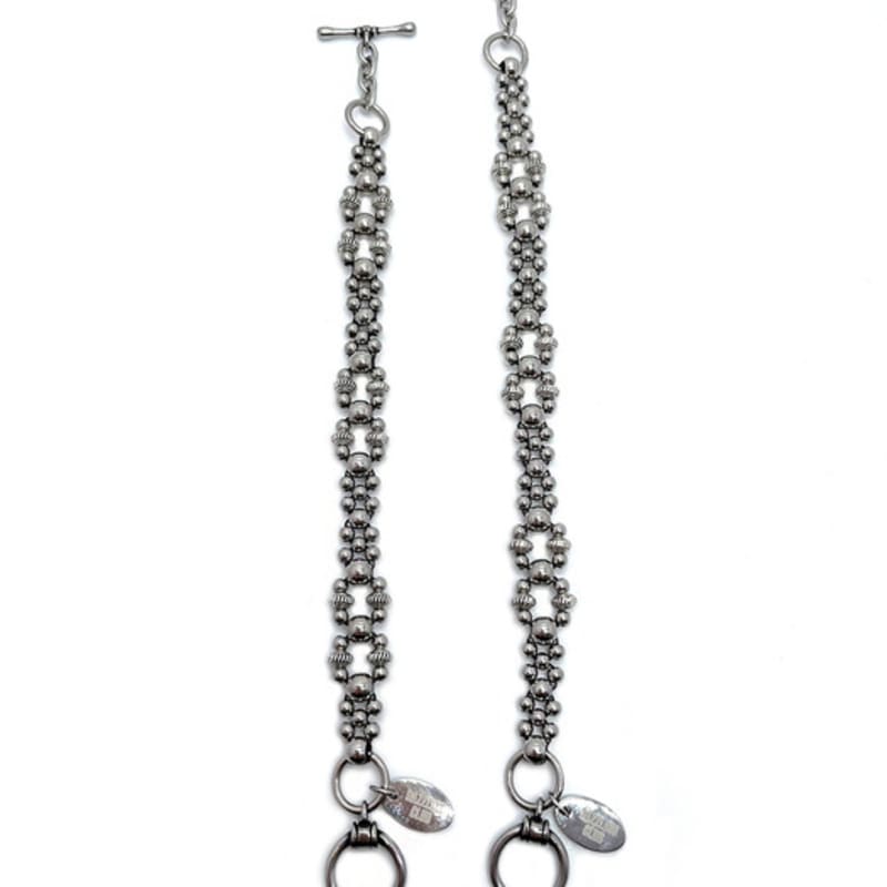 Dazzling Club Silver Ball Chain Bracelet