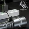 Aluminum Alloy Laser Flashlight USB-C Rechargeable 1200mAh Battery Long Range Beam Underwater Diving Hunting Search Light