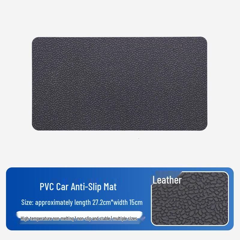 Heat-Resistant Car Dashboard Anti-Slip Pad with Grid Pattern