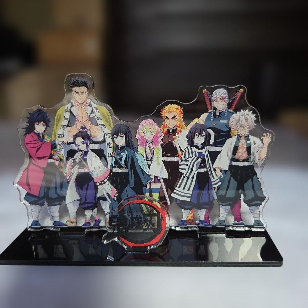Used New Demon Slayer: Kimetsu no Yaiba double-sided acrylic stand pillar collection