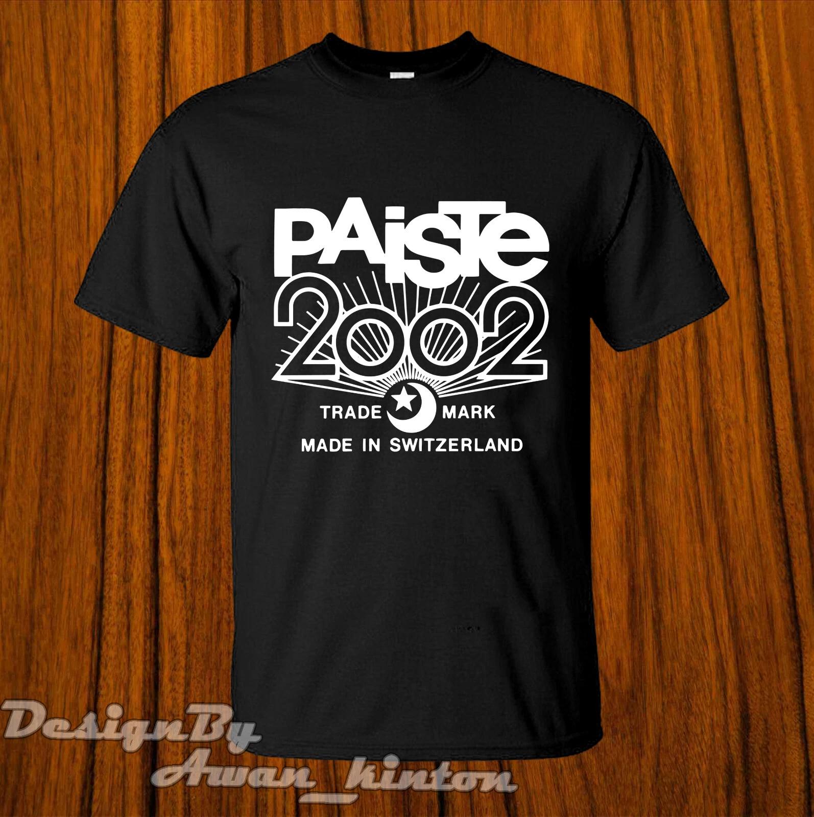 Men s and Women s T-shirts Mens Paiste Funny Logo Drum Tshirt Unisex Made In Usa Black Color Shirt XXL