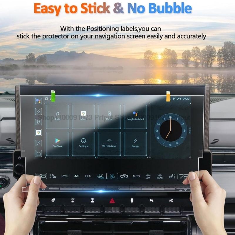 PET screen protector film For GMC Hummer EV -2026 Car infotainment Navigation GPS trument dashboard protector