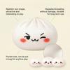 Cartoon Expression Steamed Bun Toy Stress Relief Dumpling Squeeze Sensory Toy Stress Ball Simulated Dough Ball Fidget Toy