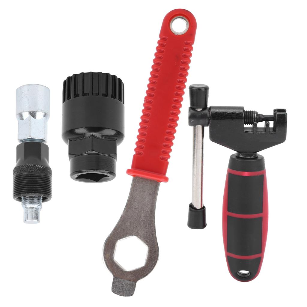 Bicycle Repair Tool Kit Wrench Chain Cutter Arm Remover Bottom Bracket Remover Black
