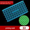 Ultra-leichte Polymer-Ton-Prägeform: Blatt-, Rosen-, Schneeflocken-, Rinden-Vorlagen
