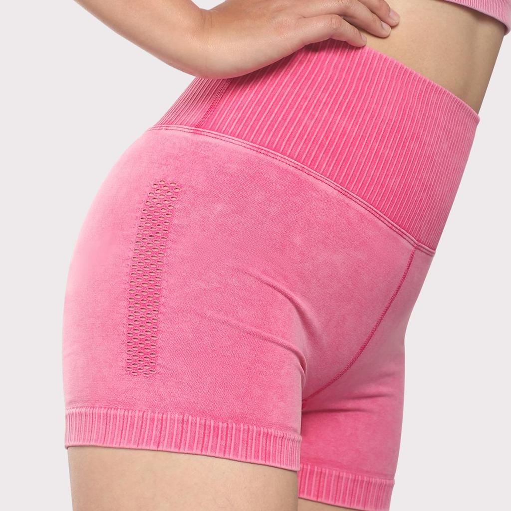 Dammode Högmidjade Sömlösa Fitnessshorts – Rumplyftande, Snabbtorkande Löpar- & Yogaaktivitetskläder