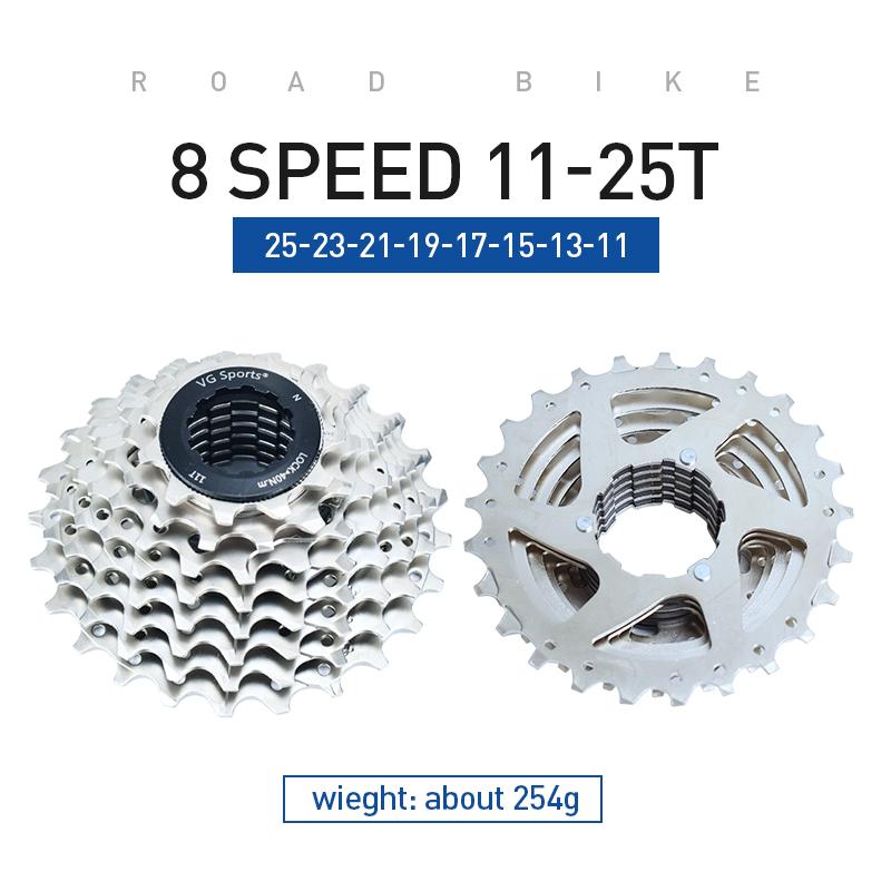 Bicycle Cassette 8/9/10/11 Speed 11-25T/28T/32T/36T Road Bike Cassette 8v 9v 10v 11v Freewheel K7 Compatible For SHIMANO HG SRAM 8S 11-25T
