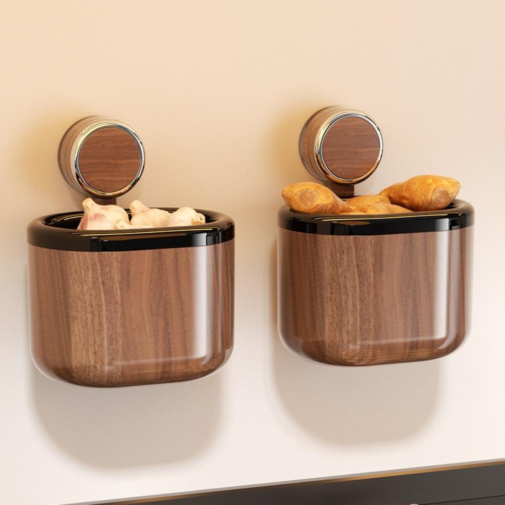 Space Saving Toilet Hanging Organizer Large Capacity Suction Cup Storage Box  for Kitchen