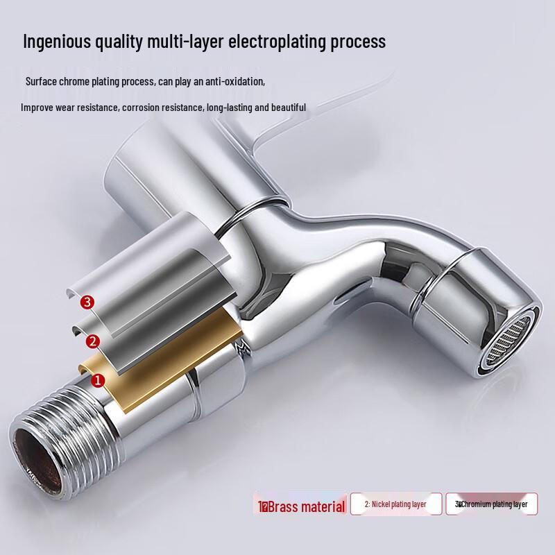 CVBAB All-Copper Extended Mop Sink Faucet
