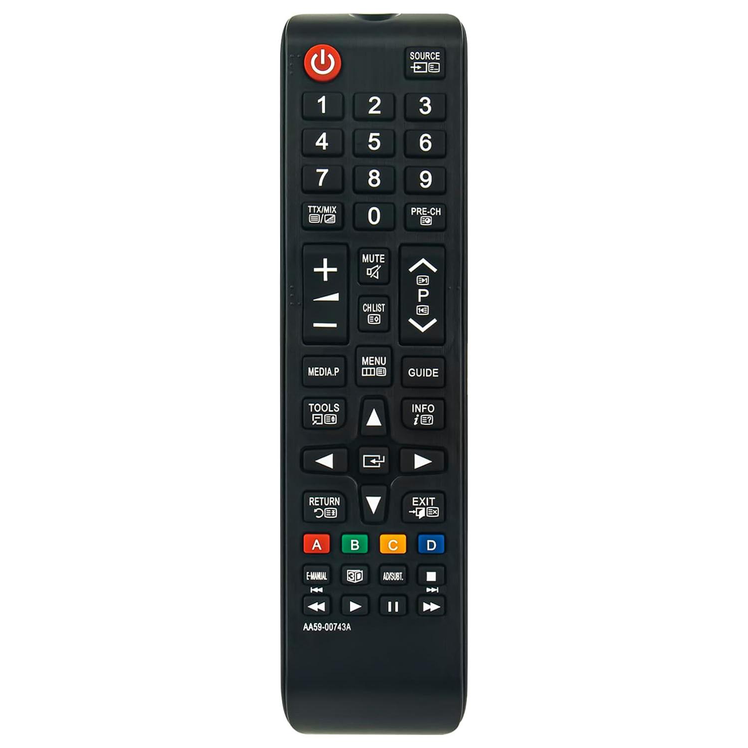 

AA59-00743A For Samsung TV Remote Controller Replacement ABS Television Remote Control A