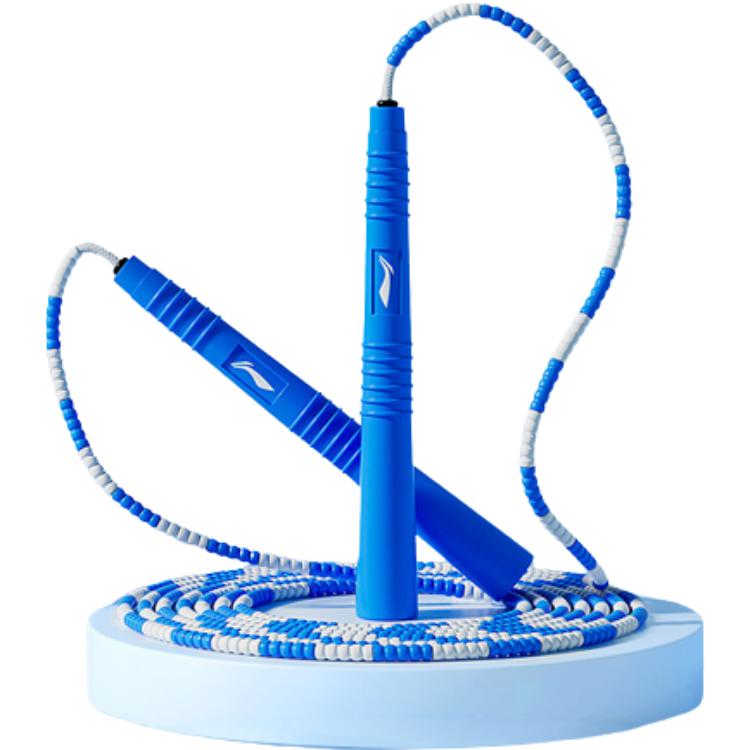 Li Ning Non Countable Jump Ropes Kids PVC Rope PP+Silicone Controller 2.8m Gardenia Blue YF-265271