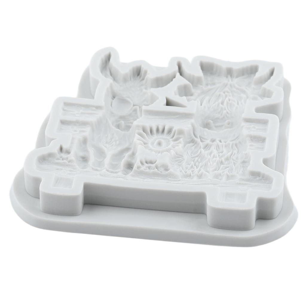 Yak Silikonform Esel Fondantformen Kuchen Dekorationswerkzeuge Cupcake Topper Süßigkeiten Zuckerhandwerk Gummipaste Polymer Clay