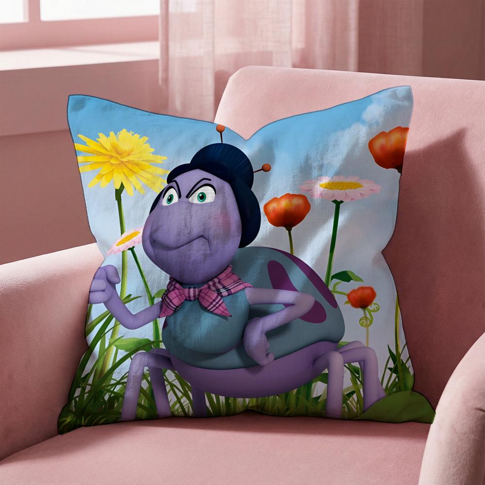 Maya the Bee Cushion Cover Multi-Scene Pillow Cover for Home & Car - Reversible, Soft & Durable for Daily Use