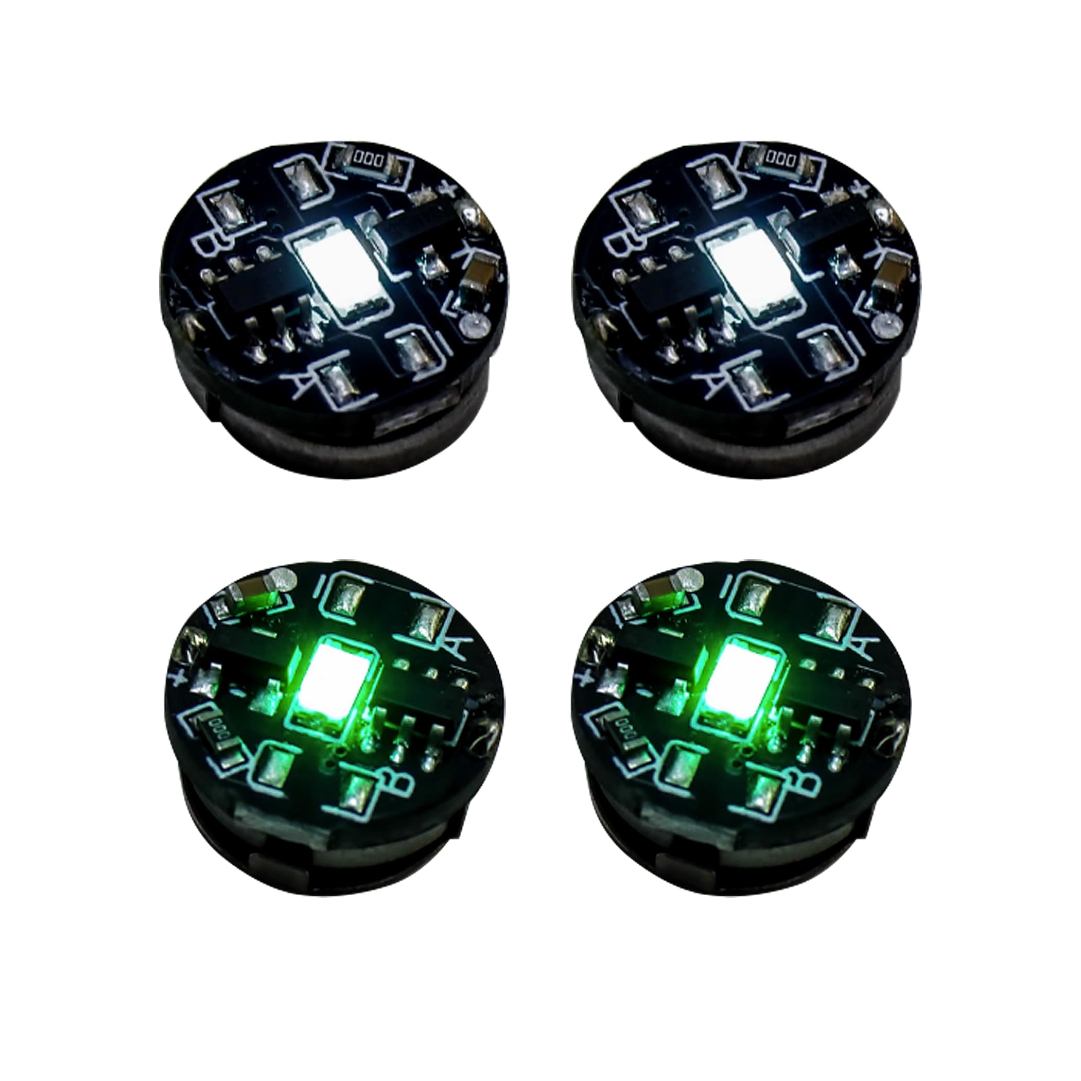 

Felimoa Wireless Lights for Model Dioramas and Plastic Model Magnetic 2 Set Kits, Switch, Colors, 4-Piece