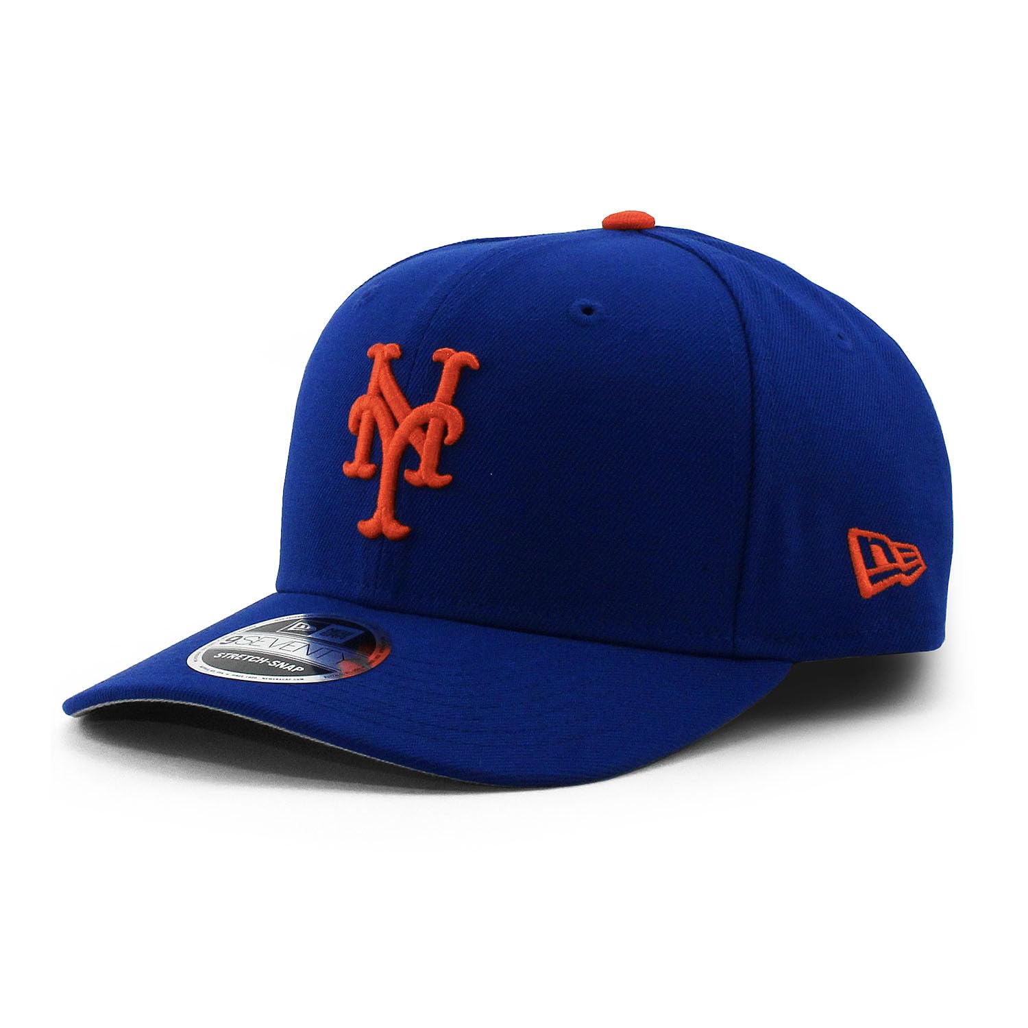 

New Era Cap 9SEVENTY Stretch Snapback New York Mets MLB REPLICA STRETCH SNAPBACK CAP BLUE NEW ERA NEW YORK METS Hat 970 NY Blue [Used]