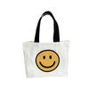 2024 Cute Smiley Face Canvas Handbag - Summer Internet Celebrity Fashion Tote for Women