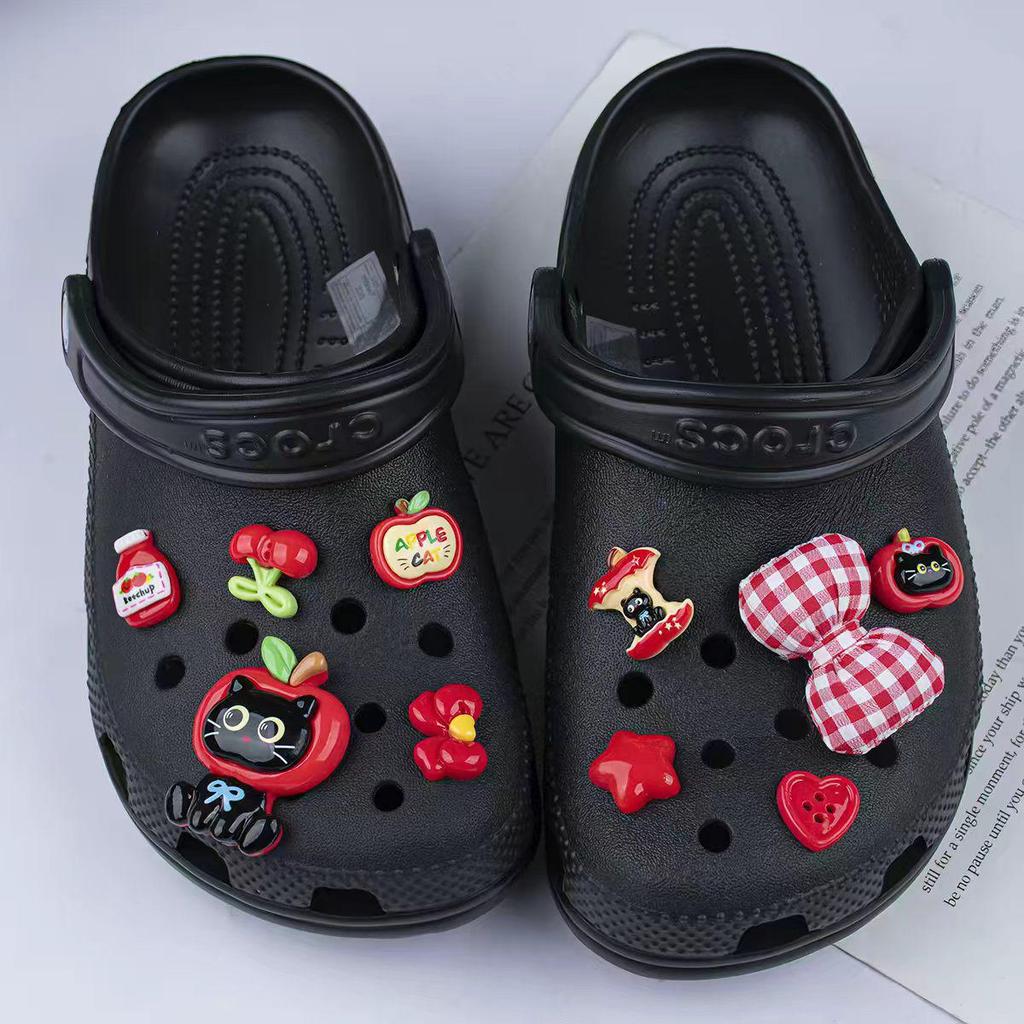 Xiaohongshu Style Blue Seashell and Starfish Shoe Decorations